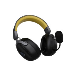 Безжични слушалки Ajazz Wireless Gaming Headphones - AHM08 MAX Black, Gray, Yellow - Bluetooth , 2.4G
