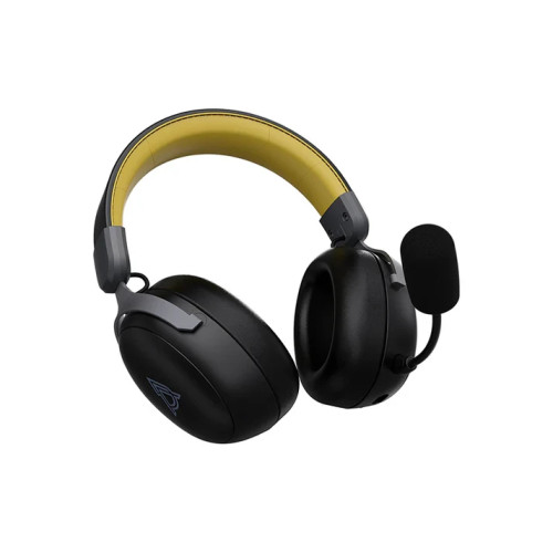 Безжични слушалки Ajazz Wireless Gaming Headphones - AHM08 MAX Black, Gray, Yellow - Bluetooth , 2.4G Безжични слушалки Ajazz Wireless Gaming Headphones - AHM08 MAX Black, Gray, Yellow - Bluetooth , 2.4G