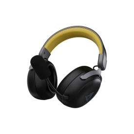 Безжични слушалки Ajazz Wireless Gaming Headphones - AHM08 MAX Black, Gray, Yellow - Bluetooth , 2.4G