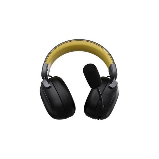 Безжични слушалки Ajazz Wireless Gaming Headphones - AHM08 MAX Black, Gray, Yellow - Bluetooth , 2.4G