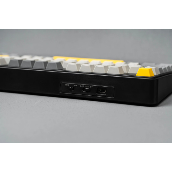 Безжична клавиатура Ajazz Wireless Gaming Mechanical Keyboard AK980 V2 - Gift Switch [Linear] (English US), Purple, White, Blue