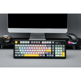 Безжична клавиатура Ajazz Wireless Gaming Mechanical Keyboard AK980 V2 - Gift Switch [Linear] (English US), Purple, White, Blue