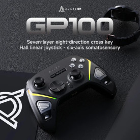 Геймпад Ajazz Gamepad GP100 NS - Wireless, Bluetooth, 1000Hz - Black