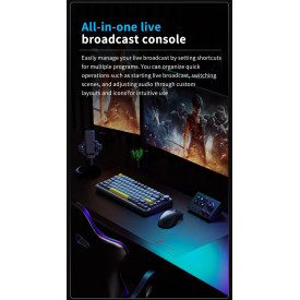 Стрийминг хъб Ajazz Streaming HUB AKP03E Black