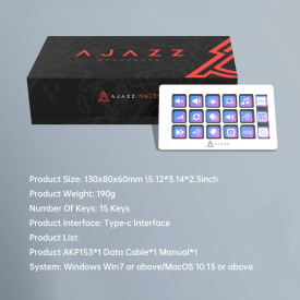 Стрийминг хъб Ajazz Streaming HUB AKP153E Black