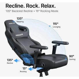 Геймърски стол Anda Seat Gaming Chair Kaiser 4 V2 - Fabric Dark Grey