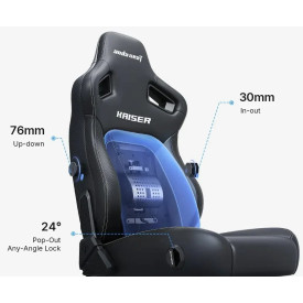 Геймърски стол Anda Seat Gaming Chair Kaiser 4 V2 - Fabric Dark Grey