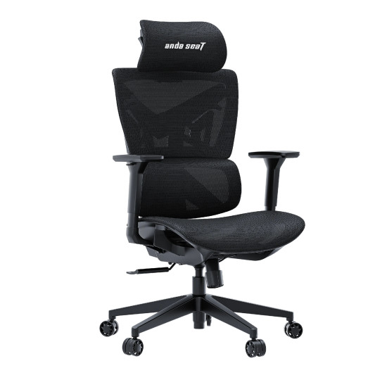 Геймърски стол Anda Seat Gaming Chair X-Air Mega - XL Black Mesh