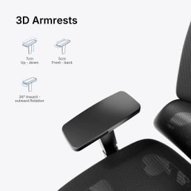 Геймърски стол Anda Seat Gaming Chair X-Air Mega - XL Black Mesh