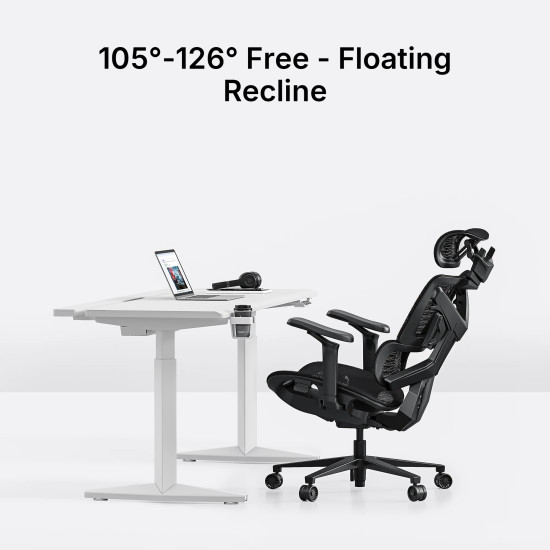 Геймърски стол Anda Seat Gaming Chair X-Air Mega - XL Black Mesh