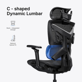 Геймърски стол Anda Seat Gaming Chair X-Air Mega - XL Black Mesh