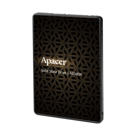 Вътрешен SSD диск Apacer AS340X, 120GB, SATA3 - AP120GAS340XC-1