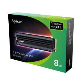 Вътрешен SSD диск Apacer SSD M.2 PCIe AS2280Q4U, 1TB, PS5 - AP1TBAS2280Q4U-1