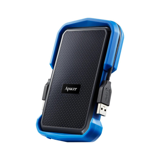 Външен твърд диск Apacer Portable Hard Drive AC631 1TB USB 3.2 Gen 1, Military-Grade, Shockproof, Black