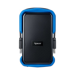 Външен твърд диск Apacer Portable Hard Drive AC631 1TB USB 3.2 Gen 1, Military-Grade, Shockproof, Black