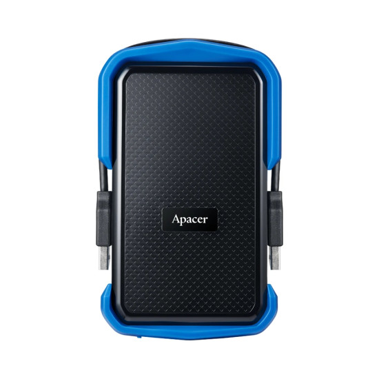 Външен твърд диск Apacer Portable Hard Drive AC631 1TB USB 3.2 Gen 1, Military-Grade, Shockproof, Black