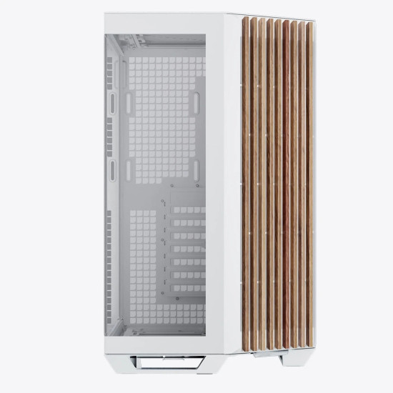 Кутия за компютър APNX Case ATX - V1-W - Wood, White
