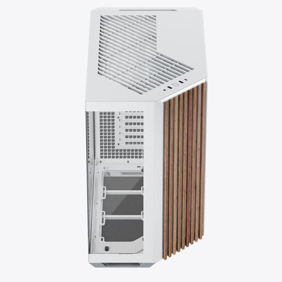 Кутия за компютър APNX Case ATX - V1-W - Wood, White