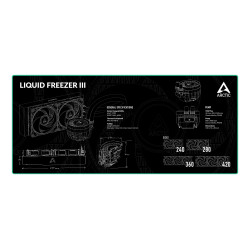 Подложка за мишка Arctic, Gaming Mousepad, Liquid Freezer III Design