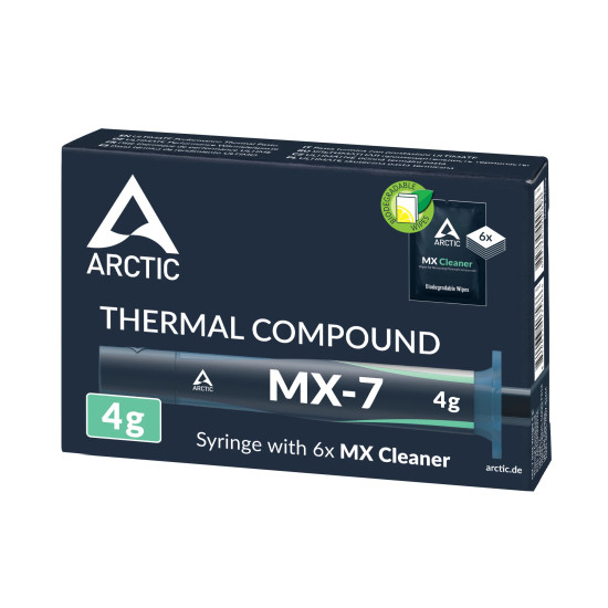Термопаста Arctic MX-7 Thermal Compound + MX Cleaner, 4 гр.
