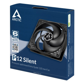 Тих вентилатор Arctic Fan 120mm P12 Silent black/black - ACFAN00130A