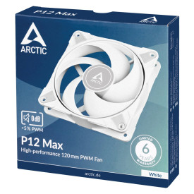 Вентилатор Arctic Fan 120mm P12 Max (White) - 200-3300rpm