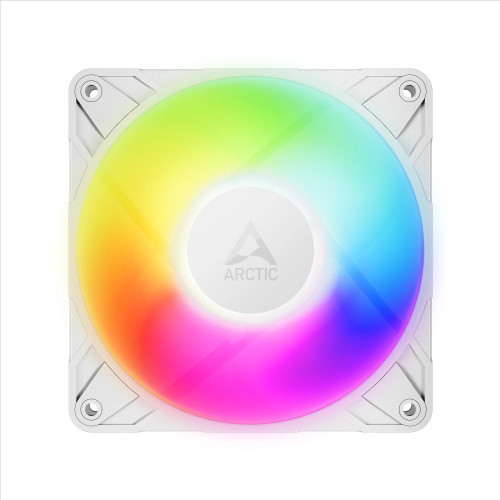 Вентилатор Arctic P12 Pro A-RGB, 120 мм, 3000 RPM, 77 CFM, 25 dBA, 4 Pin PWM, RGB LED, White