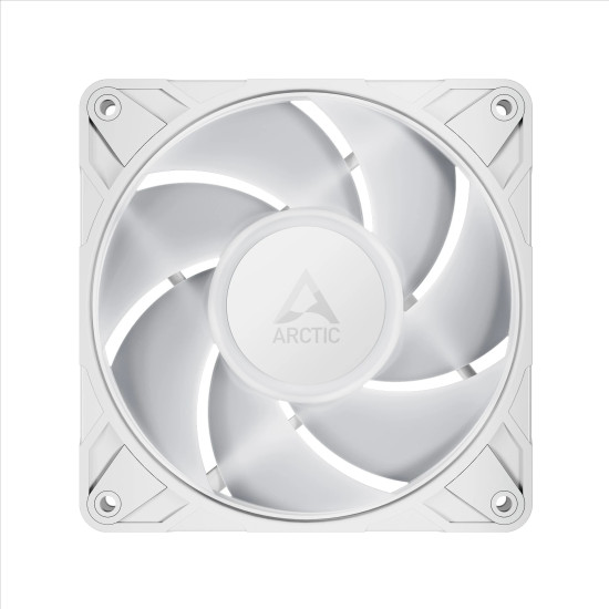 Вентилатор Arctic P12 Pro A-RGB, 120 мм, 3000 RPM, 77 CFM, 25 dBA, 4 Pin PWM, RGB LED, White