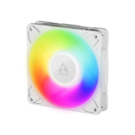 Вентилатор Arctic P12 Pro A-RGB, 120 мм, 3000 RPM, 77 CFM, 25 dBA, 4 Pin PWM, RGB LED, White