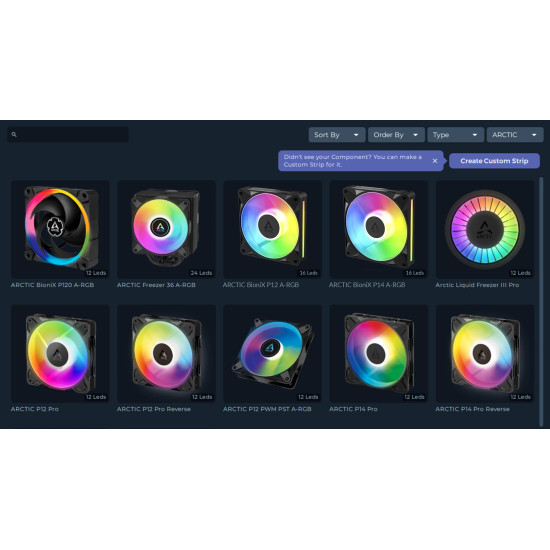 Вентилатор Arctic Fan 140mm BioniX-P14-A-RGB-White