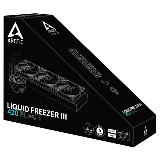 Водно охлаждане Arctic Liquid Freezer III 420 Black