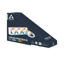 Водно охлаждане Arctic Liquid Freezer III Pro 420, A-RGB, White