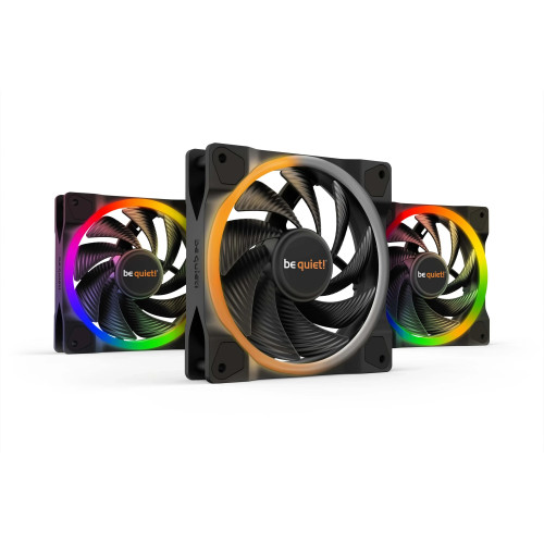 Комплект вентилатори be quiet! Fan Pack 3-in-1 3 x 120mm - LIGHT WINGS 120mm PWM high-speed Triple-Pack