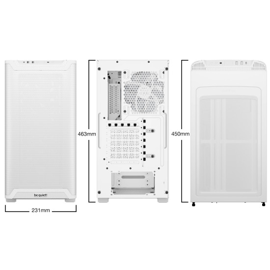 Кутия за компютър be quiet! Case ATX - Pure Base 501 LX White
