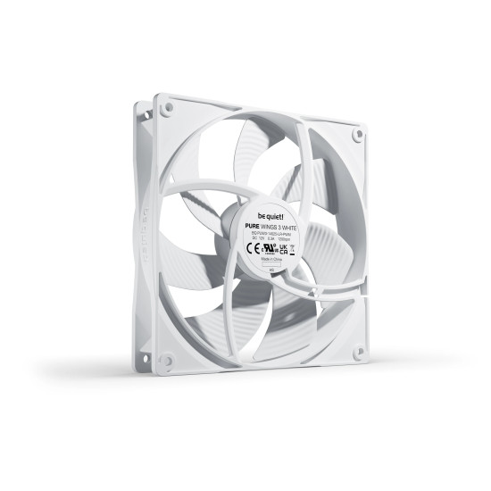 Вентилатор be quiet! Fan 140mm - Pure Wings 3 140mm PWM White
