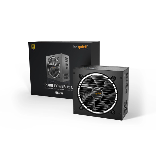 Захранване be quiet! PSU ATX 3.0 - Pure Power 12 M 550W