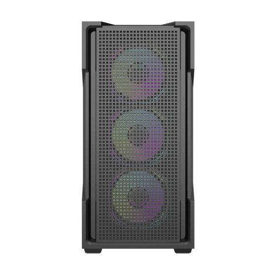Кутия за компютър DarkFlash ATX DS900 Mesh, 4 x 120mm ARGB Fans Included, Tempered Glass Panel, Black
