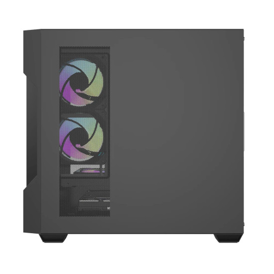 Кутия за компютър DarkFlash ATX DS900 Mesh, 4 x 120mm ARGB Fans Included, Tempered Glass Panel, Black