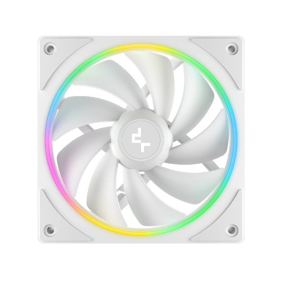 Комплект вентилатори DeepCool Fan Pack 3-in-1 3x120mm - FL12 SE 3IN1 WH - Luminous Halo ARGB