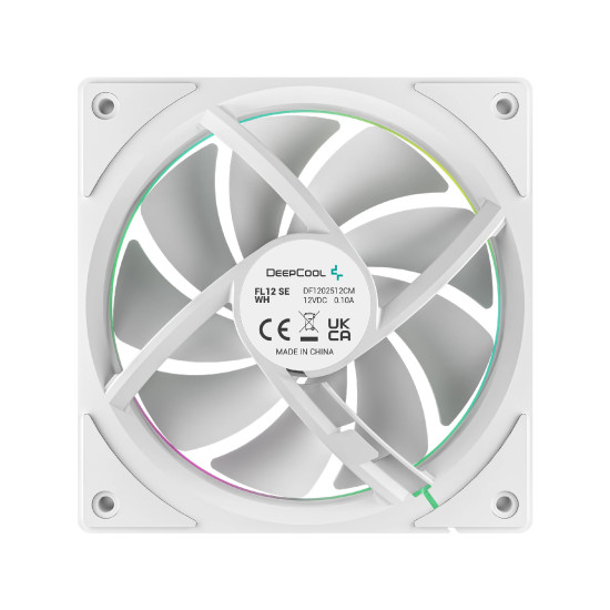 Комплект вентилатори DeepCool Fan Pack 3-in-1 3x120mm - FL12 SE 3IN1 WH - Luminous Halo ARGB