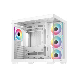 Кутия за компютър DeepCool Case ATX - CG530 4F White - 4 ARGB Fans