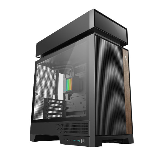 Кутия за компютър DeepCool Case ATX - CL6600 - Modular Split-Chamber, 360 mm AIO Pre-Installed, 2 ARGB fans