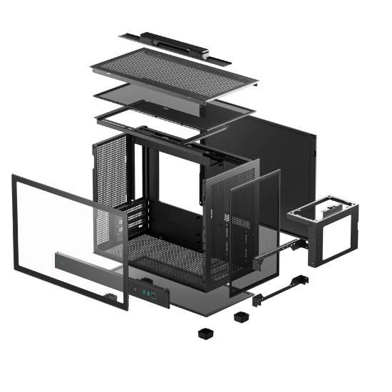 Кутия за компютър DeepCool Case mATX - CH160 PLUS