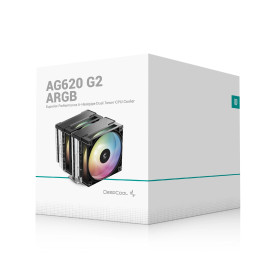 Охладител за процесор DeepCool CPU Cooler AG620 G2 ARGB - Dual-Tower - LGA1851/AM5