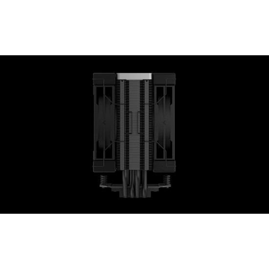 Охладител за процесор DeepCool CPU Cooler AK400 Zero Dark Plus - Dual-Fan - LGA1700/AM5