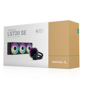 Водно охлаждане DeepCool Water Cooling LS720 SE - Addressable RGB, Infinity mirror design - LGA1700/AM5