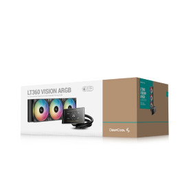 Водно охлаждане DeepCool Water Cooling LT360 VISION ARGB - 4.5 inch IPS LCD screen - LGA1851/AM5