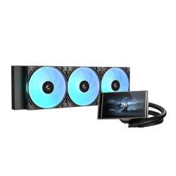 Водно охлаждане DeepCool Water Cooling LT360 VISION ARGB - 4.5 inch IPS LCD screen - LGA1851/AM5