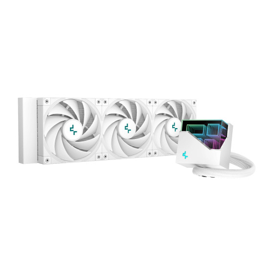 Водно охлаждане DeepCool Water Cooling LT720 White - Addressable RGB, Infinity mirror design - LGA1700/AM5 Водно охлаждане DeepCool Water Cooling LT720 White - Addressable RGB, Infinity mirror design - LGA1700/AM5
