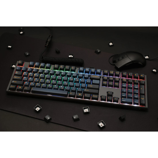 Клавиатура Ducky One 3 Pro Nazca Line 8K, RGB, Cherry MX2A Red, Black